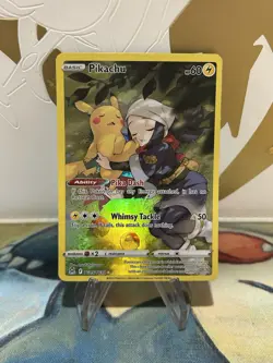 Pikachu TG05/TG30 Ultra Rare Pokemon TCG Lost Origin Trainer Gallery NM - Image 1
