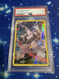 2015 Pokemon XY Black Star Promos Full Art #XY75 Palkia PSA NM 7 - Image 1