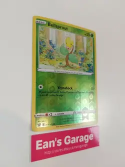 Bellsprout Pokemon 001/163 Battle Styles Sword and Shield Reverse Holo - MN - Image 2