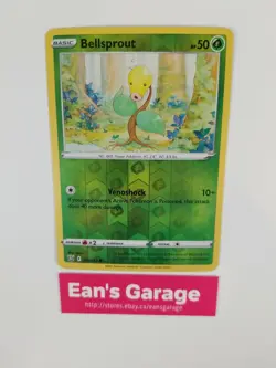 Bellsprout Pokemon 001/163 Battle Styles Sword and Shield Reverse Holo - MN - Image 4