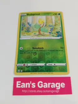 Bellsprout Pokemon 001/163 Battle Styles Sword and Shield Reverse Holo - MN - Image 5