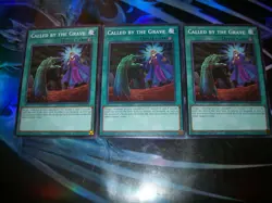 3x Called by the Grave 1st Edition Common L5DD-ENC21 Yu-Gi-Oh! - Image 1
