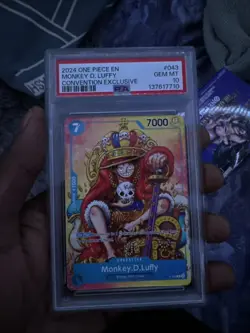 Monkey.D.Luffy (Convention Promo 2024) P-043 One Piece Promotion Psa 10 - Image 3