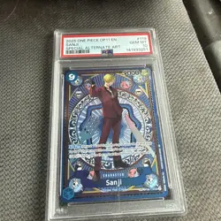 One Piece CCG Sanji Alternate Art Card OP06-119 Psa 10 - Image 1