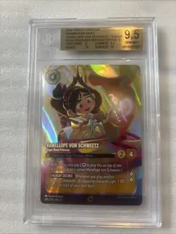 Disney Lorcana Vanellope Von Schweetz Shimmering Skies Enchanted #206 BGS 9.5 - Image 1