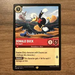 Lorcana: Donald Duck - Not Again! (106/204 Standard Legendary non-foil) - Image 1
