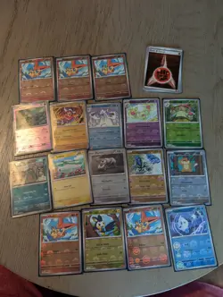 WHITE FLARE / BLACK BOLT POKEBALL HOLO 17 Card Bulk Lot Pack Fresh POKEMON TCG - Image 1