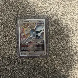 Pokemon Arceus VSTAR Metal Card Holo Promo 123/172 Miscellaneous - Image 1