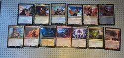 Magic: the Gathering card lot ATL EOE FIN ECL RARES AND MYTHICS - Image 1