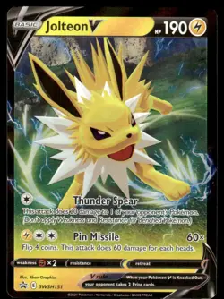 Pokemon TCG SWSH: Sword & Shield Promo Cards #SWSH151 Jolteon V NM - Image 1