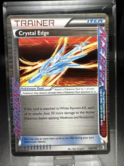 Crystal Edge 138/149 BW Boundaries Crossed Holo Ace Spec Trainer Pokemon Card - Image 1