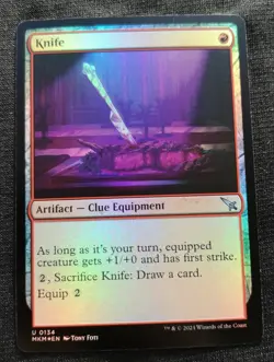 Knife - Foil - MKM - NM Unplayed - EN - 0134 - Image 1