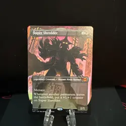 Super Shredder (Borderless) - Teenage Mutant Ninja Turtles (TMT) Magic MTG - Image 1