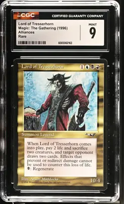 LORD OF TRESSERHORN Alliances Rare Reserved List CGC 9 MTG EDH [Nostalgium] - Image 1