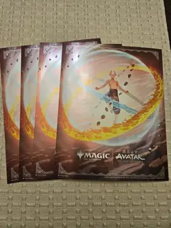 4x MTG Avatar The Last Airbender 10 x 8 Foil Promo Store Poster (4) - Image 1