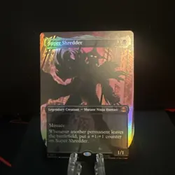 Super Shredder - 0217 - M - Foil - Borderless - TMNT - MTG - NM/M - Image 1