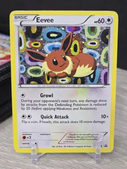 Pokemon Card TCG Eevee #BW94 Black and White Holo Rare 2013 Black Star Promo - Image 5