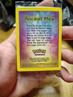 SEALED 2000 Ancient Mew Pokemon Unopened Movie Promo Card - MINT - Image 5