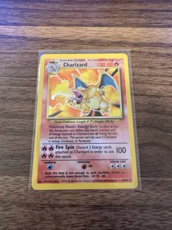 Pokemon TCG Charizard 4/102 Base Set Holo Rare Unlimited - Image 1