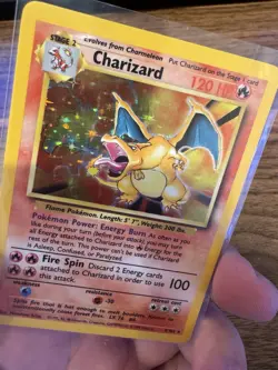 Pokemon TCG Charizard 4/102 Base Set Holo Rare Unlimited - Image 2