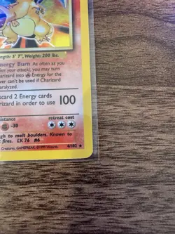 Pokemon TCG Charizard 4/102 Base Set Holo Rare Unlimited - Image 4