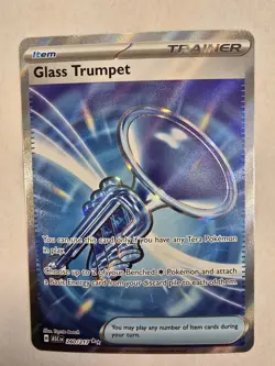 Pokemon TCG Glass Trumpet 260/217 ME: Ascended Heroes Full Art Ultra Rare NM - Image 1