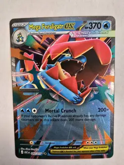 Pokemon TCG Mega Feraligatr Ex 043/217 Ascended Heroes Mint Condition - Image 1