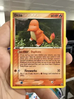 Ditto (Charmander) - 61/113 Delta Species Common Pokemon TCG MP - Image 1
