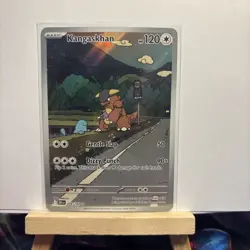 Pokemon Kangaskhan TCG 204/182 Destined Rivals Illustration Rare Holo - Image 1