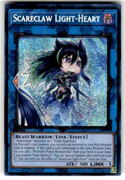 Yugioh Scareclaw Light-Heart MP23-EN136 Secret Rare 1st Ed NM - Image 1