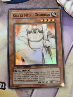 Koa'ki Meiru Guardian RGBT-ENPP3 Super Rare 1st Edition MP Edison Yugioh - Image 1