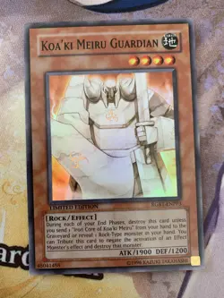 Koa'ki Meiru Guardian RGBT-ENPP3 Super Rare 1st Edition NM Edison Yugioh - Image 1