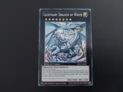 Yugioh - Legendary Dragon of White WSUP-EN051 Secret Rare 1st Edition Promo - Image 1