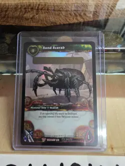 World Of Warcraft Sand Scarab Loot ERROR Card - Image 4