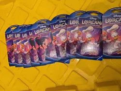 Disney Lorcana TCG - Shimmering Skies Sleeved Booster Packs, Lot of 10 New - Image 1