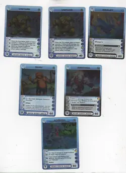 Lot #0808. 6 Chaotic Creature cards all Overworld Rare's. - Image 1