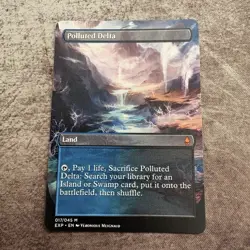 Polluted Delta - Custom Art MTG Magic The Gathering Playtest Card - Image 1