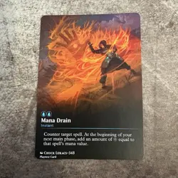Mana Drain - Custom Art MTG Magic The Gathering Playtest Card - Image 1