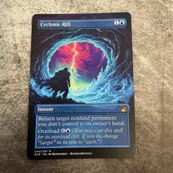 Cyclonic Rift - Custom Art MTG Magic The Gathering Playtest Card - Image 1