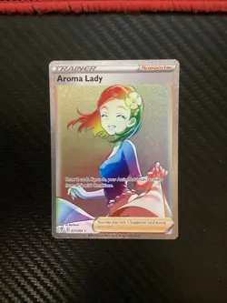 Pokemon Card Aroma Lady 221/203 Evolving Skies Secret Rare Near Mint - Image 1