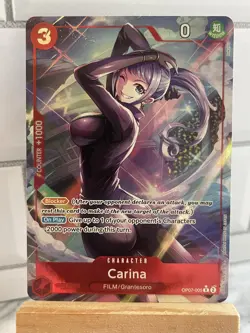 OP07-005 Carina Rare Alt Art One Piece TCG English Card - Image 1