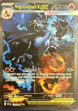 Mega Charizard x Ex 125/94 Full Art Ultra Rare Pokemon Card Dig Grade 9.5 - Image 2