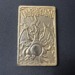 Pokemon 23K Gold Plated Trading Card | #6 Charizard | Burger King Edition - Image 1