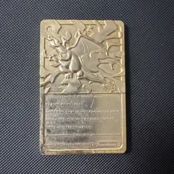 Pokemon 23K Gold Plated Trading Card | #6 Charizard | Burger King Edition - Image 3