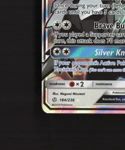 Silvally GX 184/236 Cosmic Eclipse Ultra Rare Holo Pokemon Card LP+ - Image 5