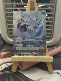 Shirakami Fubuki OUR hBP02-001 Hololive CARD GAME ENGLISH Quintet Spectrum - Image 1