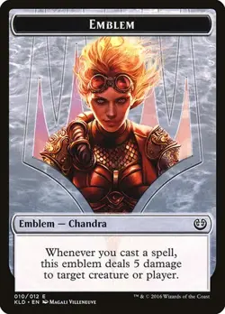 2x Chandra, Torch of Defiance Emblem Kaladesh LP MTG - Image 1
