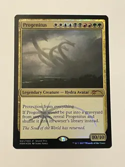 MTG Progenitus LP 2017 Grand Prix FOIL Magic The Gathering - Image 1