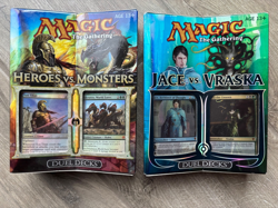 2 New Magic The Gathering MTG Duel Decks: Heroes vs Monsters, Jace vs Vraska - Image 1