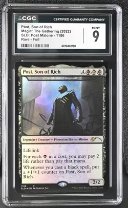K'RRIK, SON OF YAWGMOTH Post Son of Rich SLD Foil CGC 9 MTG EDH [Nostalgium] - Image 1